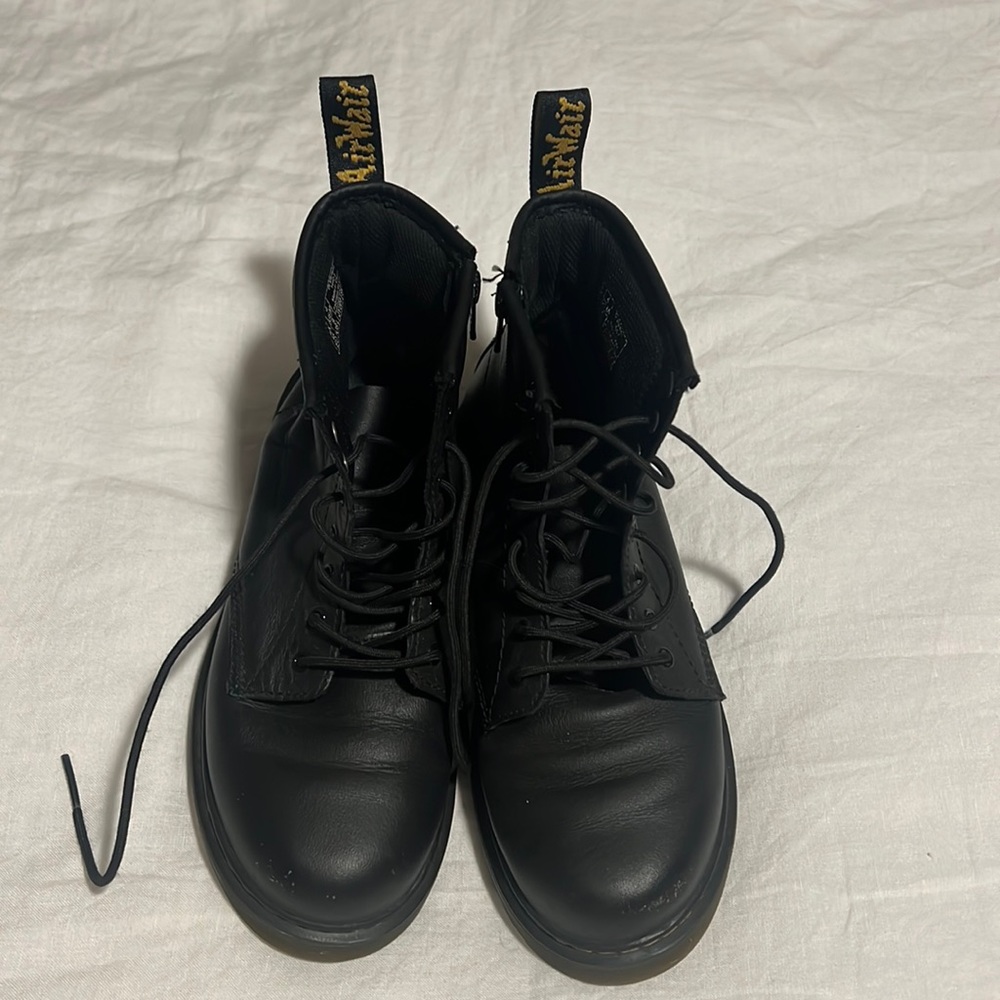 Dr martens black boots size 4US (m)